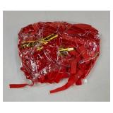 24Pcs Red Christmas Velvet Ribbon Bows Decorations Xmas Ornaments Vintage Decor for Tree, Wreath, Garland (3/8