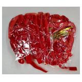 24Pcs Red Christmas Velvet Ribbon Bows Decorations Xmas Ornaments Vintage Decor for Tree, Wreath, Garland (3/8