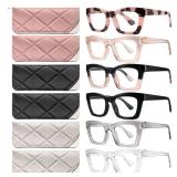 CCVOO 1.25 Oprah Style Reading Glasses for Women, Stylish Eyeglasses, Blue Light Readers for Women, Cheaters - Retail: $18