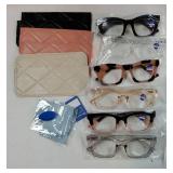 CCVOO 1.25 Oprah Style Reading Glasses for Women, Stylish Eyeglasses, Blue Light Readers for Women, Cheaters - Retail: $18