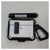 AirPods Pro 3 Case (2025) with Safety Lock and Automatic Pop-up, Compatible with Airpods Pro 3rd Generation Case, Magnetic Lid, Compatible MagSafe, Hard Shockproof Protective Case, White - Retail: $16