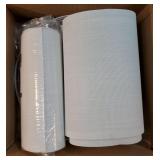 Set of 2 Pure White Linen Drum Lamp Shade 13 Top x 13" Bottom x 10" High (Spider) Contemporary Lamp Shades for Table Lamps & Bedside Lamps Replacement Lampshade - GO&SO - Assembly is Required - Retail