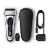 Braun Series 8 8330s Next Generation, Electric Shaver for Men, Rechargeable and Cordless Razor, Silver, Fabric Travel Case, Wet and Dry, Foil Shaver - Retail: $250