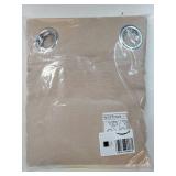 Thick Linen Curtains Privacy with Light Filtering, Grommet Semi Sheer Not See Through Linen Blend Curtain Drapes Vintage & Rustic for Farmhouse / Living Room, Angora, W55 x L84, 2 Panels - Retail: $34