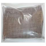 Faux Linen Curtains for Living Room (1 Panel) - 50W X 84L - Textured Room Darkening Curtains for Bedroom 84 Inches Long - Drapes for Home Decor, Dutch Cocoa - Retail: $24