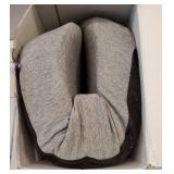 CUSHION LAB Patented Pressure Relief Seat Cushion for Long Sitting Hours on Office/Home Chair, Car, Wheelchair - Extra-Dense Memory Foam for Hip, Tailbone, Coccyx, Sciatica - Light Grey - Retail: $85