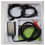 192kHz DAC Converter Digital to Analog Converter Digital Optical SPDIF Toslink to Analog Stereo Audio RCA L/R Audio Adapter with Optical Cable for HDTV Blu Ray DVD Amps (RCA Male) - Retail: $13