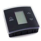 3316250.712 RV Single Zone Wall Thermostat Replacement for Domestic for RV/Camper Conditioners, Blue Backlight LCD Display, Black 3-Wire - Retail: $24