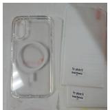 iPhone 16 Case, Compatible with MagSafe, with Screen Protectors, Anti-Yellowing Military-Grade Protection, Shockproof Slim Magnetic Phone Case for iPhone 16 6.1, Clear - Retail: $8"