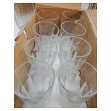 Set of 8 Highball Drinking Glasses, 12oz Lead-Free Tempered Water Glasses Thick Heavy Base, Clear Iced Hot Tea Glassware for Cocktail, Juice, Milkshake, Soda Beer Tumbler Cup - Retail: $29