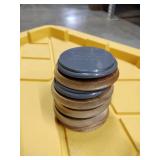 Ball 5pk Wooden Storage Lids, Wide Mouth: Hardwood Canning Lids for Ball Mason Jars, Brown, Spot Clean, 3.5\" Neck Diameter