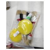 Nurkul 11 Pieces Auto Detailing Brush Set for Cleaning Interior, Exterior, Leather, Including 6 pcs Car Detailing Brushes, 3 pcs Wire Brush and 2 pcs Automotive Air Conditioner Brush