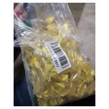 Meseey 100 Pcs Ribbon Bows with Twist Tie 2.5 Inch Metallic Gold Pretied Premade Craft Bows for Gift Wrapping Basket Wedding Baby Shower Brithday Party (Metallic Gold)