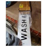 Wall Sign Wash & Fold White - Hearth & Hand with Magnolia, Multi-Colored