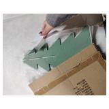 Kroger Holiday Home 11 In. Wood Tree - Solid Green