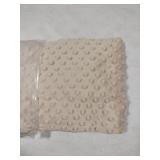 Nozaam - Baby Plush Minky Dot Changing Pad Cover - Ultra-Soft Stretchy Fitted Cover for Standard Nursery Changing Pad (Khaki)