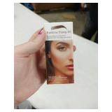 Eyebrow Stamp Stencil Kit - Eye Brow Stencil Kit for Beginners, Brow Stencil and Stamp Kit Long-lasting, Smudge-Proof & Waterproof, 24 Reusable Eyebrow Shapes Stencils for Perfect Brow (Light Brown) (