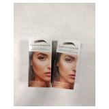 Eyebrow Stamp Stencil Kit - Eye Brow Stencil Kit for Beginners, Brow Stencil and Stamp Kit Long-lasting, Smudge-Proof & Waterproof, 24 Reusable Eyebrow Shapes Stencils for Perfect Brow (Light Brown) (