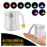 Multi-Color Toilet Bowl Motion Sensor Night Light - Light Detection Sensor LED Light- Cool Fun Gadget for Men, Women, Him, Her, Birthday Kid - Funny Unique Gift Present - Best Gag Christmas Idea