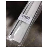 ChrisDowa 100% Blackout Roller Shade, Striped Jacquard Thermal Insulated, UV Protection Fabric. Total Blackout Window Shade for Office and Home. Easy to Install.White,42\" W x 72\" H