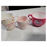 Set of 3 Miscellaneous Mugs