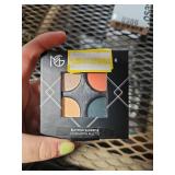 Makeup Geek Eyeshadow Palette Four Full Size Pans Summer Surprise Peach/Blue - 7.2g