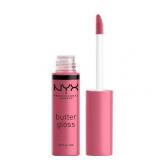 NYX Professional Makeup Butter Gloss  Non-Sticky Lip Gloss  Angel Food Cake  0.27 Oz