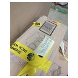 CosmoLiving by Cosmopolitan Scarlett Single Pedestal Desk White: Office Desk with Storage, Glam Style