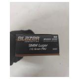 CCI Blazer 9mm Ammunition - 50 Rounds