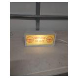Shell Mechanic On Duty Illuminated Sign