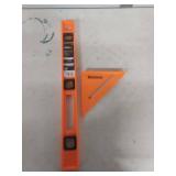 Johnson 24" Level and Speed Square Set - Orange