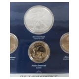 2015 US Mint Annual Uncirculated Dollar Coin Set - Includes Silver American Eagle