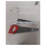 Tool Shop 15-inch Hand Saw with Red Handle