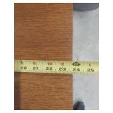 Oak Two-Tier Parlor Table with Spiral Legs