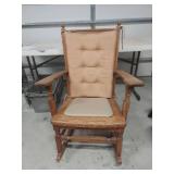 Solid Oak Rocking Chair