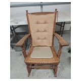 Solid Oak Rocking Chair