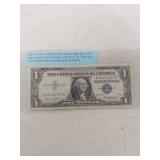 1957 Silver Certificate One Dollar Bill