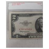 Series 1953-C US $2 Bill Red Seal