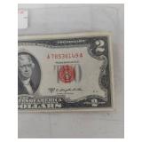 Series 1953-C US $2 Bill Red Seal