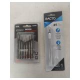 X-Acto Knife and 6-Piece Precision Screwdriver Set
