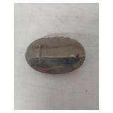 Native American Turquoise / Coral Belt Buckle