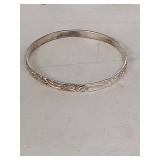 Sterling Silver Floral Pattern bracelet