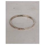 Sterling Silver Floral Pattern bracelet