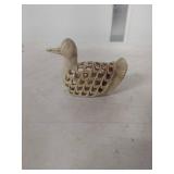 Carved Duck Figurine