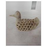 Carved Duck Figurine