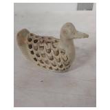 Carved Duck Figurine
