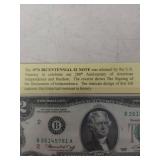 1976 Bicentennial $2 Federal Reserve Note