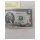 1976 Bicentennial $2 Federal Reserve Note