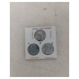 1943 Steel War Penny Set - P-D-S Mint Marks