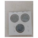 1943 Steel War Penny Set - P-D-S Mint Marks